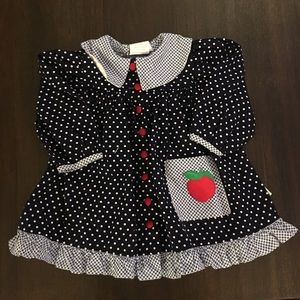 Vintage Blue and White Dress